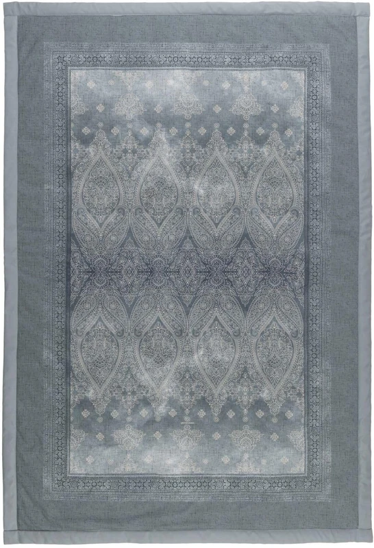 Bassetti Kerala Plaid 100% Cotton Grey G1, Dimensions: 135 x 190 cm - 9333422