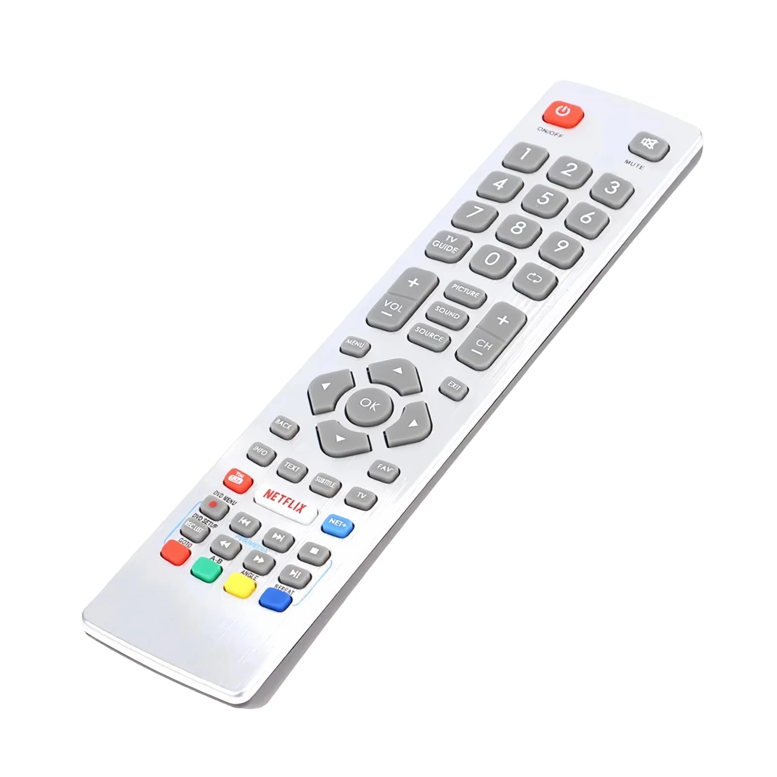 TV Remote Control Replacement for Sharp Aquos 4K HD Smart TV 40BG3K LC-32HG5341K LC-32HG5141K LC-32HG5341K LC-40UG7252K LC-40UI7352K LC-40UI7352E LC-43CFG6001K LC-49CFG6001E to Netflix YouTube NET+