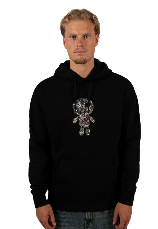 Wrong Friends Men's Ennis Hoodie, Black, M