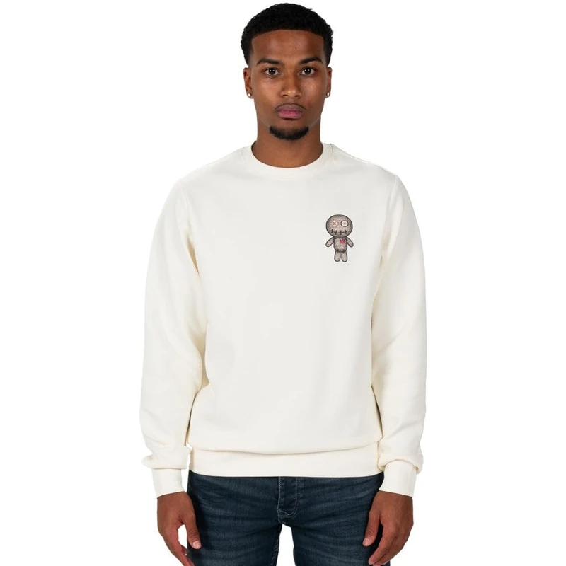 Wrong Friends Men's Kiowa Sweatshirt, Beige, L