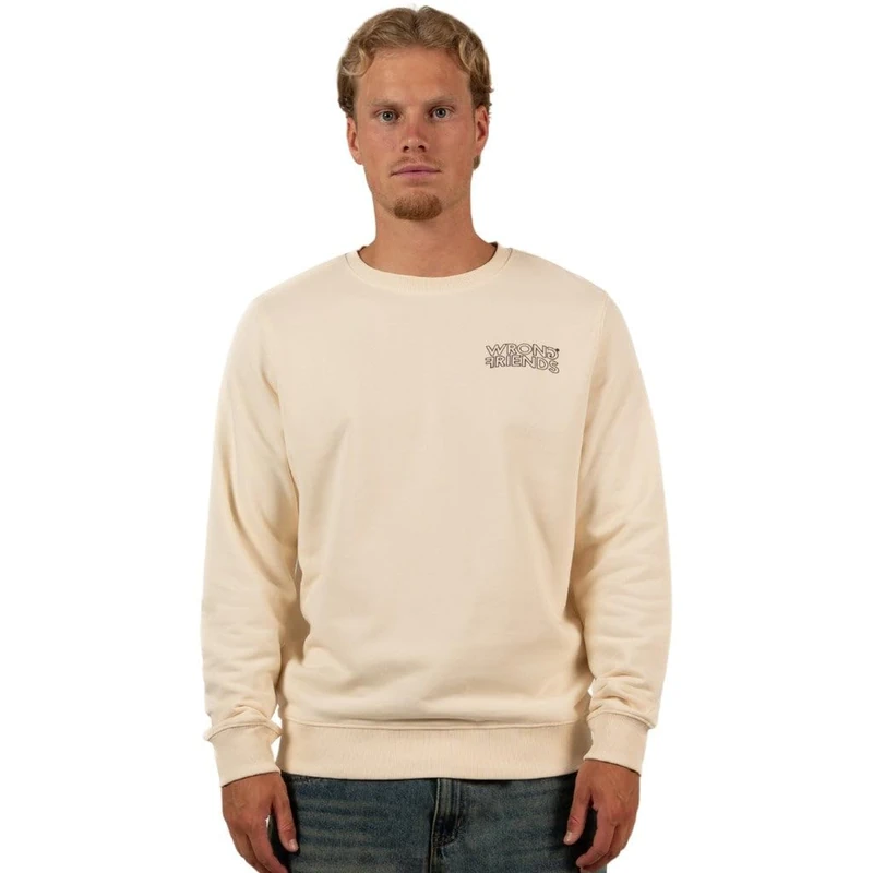 Wrong Friends Men's Walden Sweatshirt, Beige, XXL