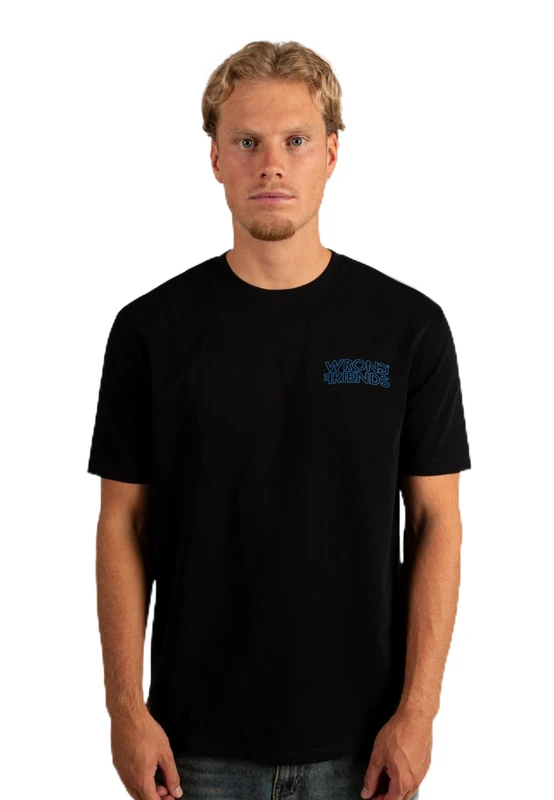 Wrong Friends Men's Walden T-Shirt, Black, S
