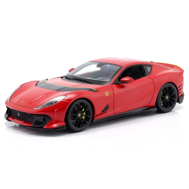 Bburago - Ferrari 812 Competizione 2021, 1:18 Scale Model Car, High-Performance Italian Supercar with Functional Openings, Detailed Replica, Ferrari Licence, Recommended Age 36+ Months