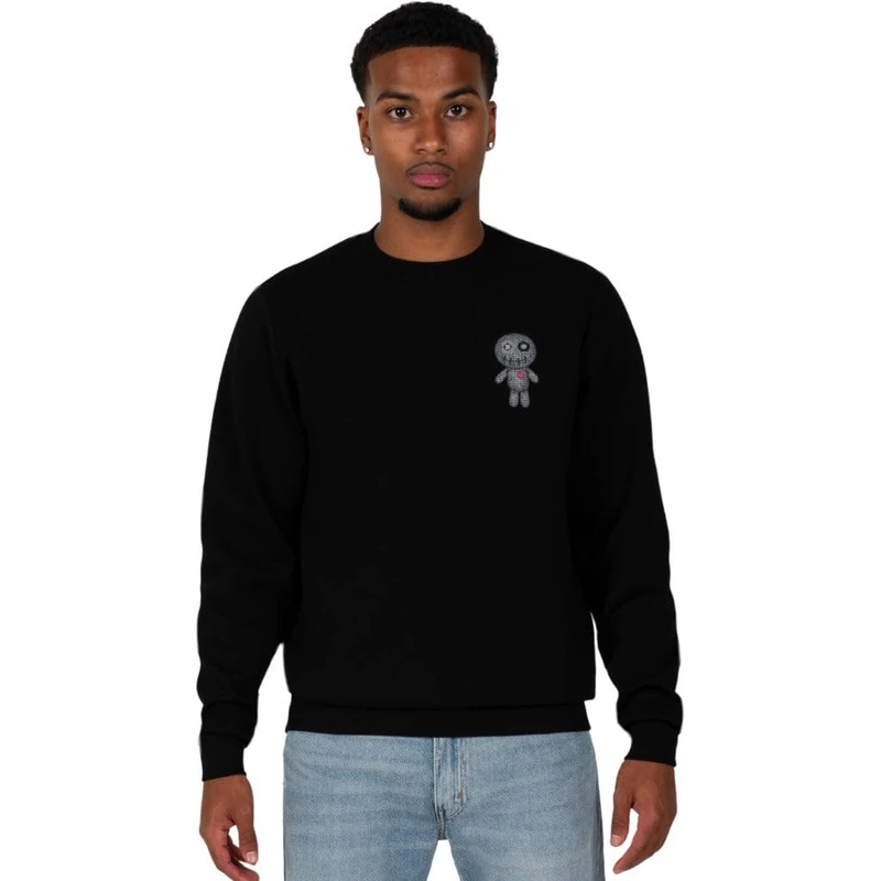 Wrong Friends Men's Kiowa Sweatshirt, Black, XL