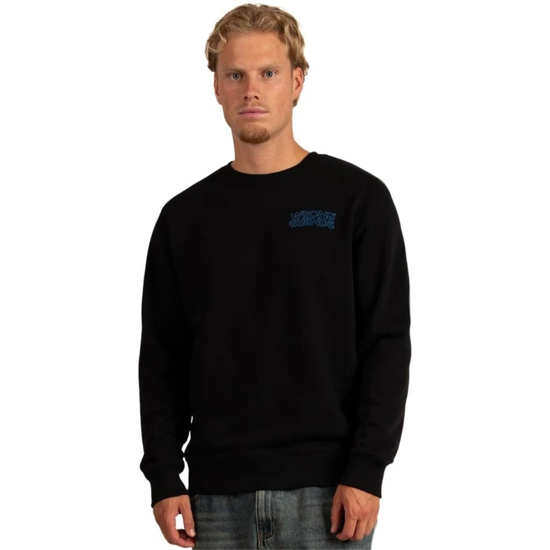 Wrong Friends Men's Walden Sweatshirt, Black, M