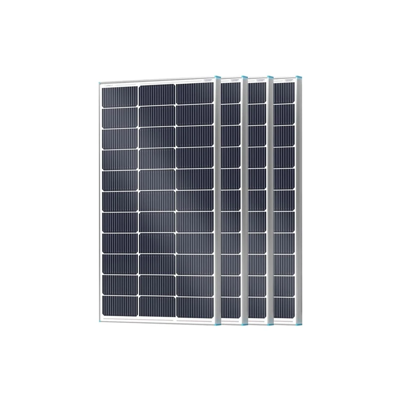 Renogy Solar Panels 400 Watt N-Type 16BB, 4PCS 100 Watt Solar Panel 12V 25% High-Efficiency, 400W Solar Panel for RV Marine Rooftop Farm Battery and Other Off-Grid Applications