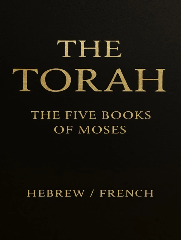The Torah in French and Hebrew - La Genèse, L’Exode, Le Lévitique, Les Nombres, Le Deutéronome