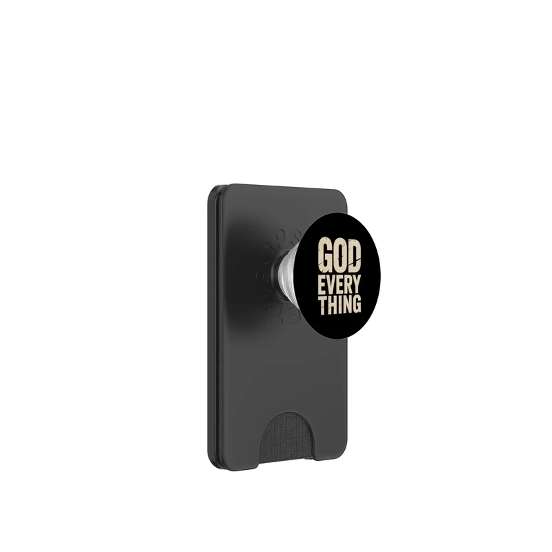 Christian God Every Thing Bold Faith Message PopSockets PopWallet for MagSafe