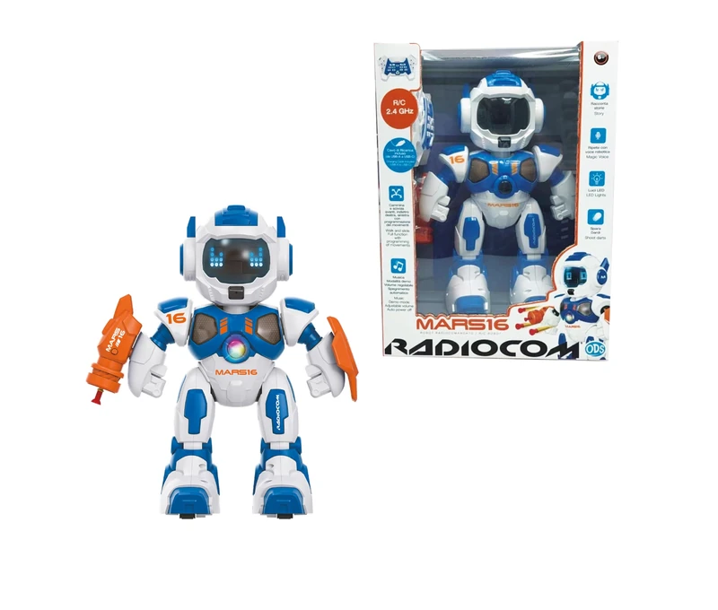 Radiocom Mars 16-2.4GHz RC Robot for Kids - Interactive Toy