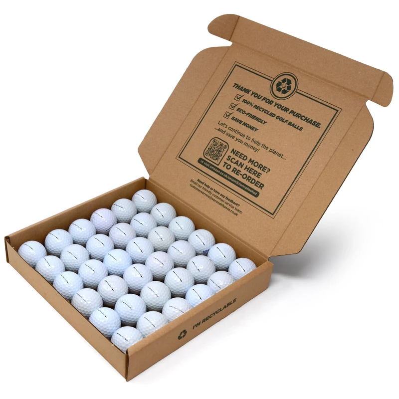 Second Chance Recycled Lake Golf Balls, 36 Grade B For Titleist Pro V1X - Lake Balls From Practice & Social Games, Used Golf Balls, Ideal From Practice and Play