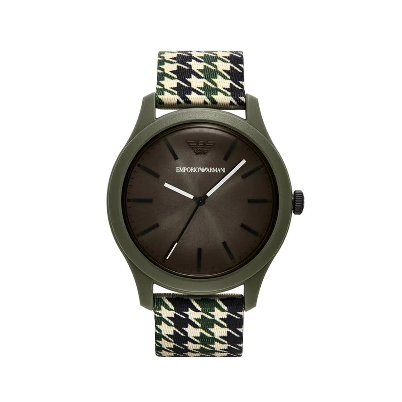 Emporio Armani Men's 45MM Green Plastic Watch, AR11694