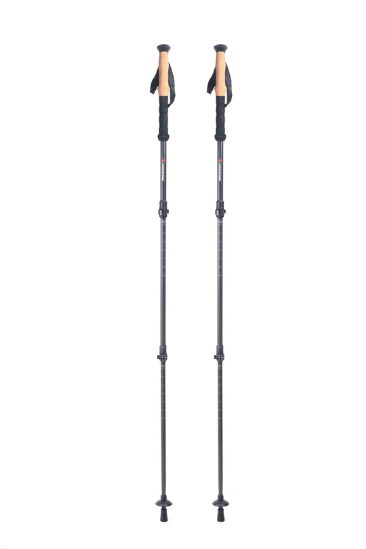 Lifesystems Carbon Fibre Trekking Poles – 2 Pack of Ultralight, Fully Adjustable Walking Poles for Hiking, Backpacking, Mountaineering