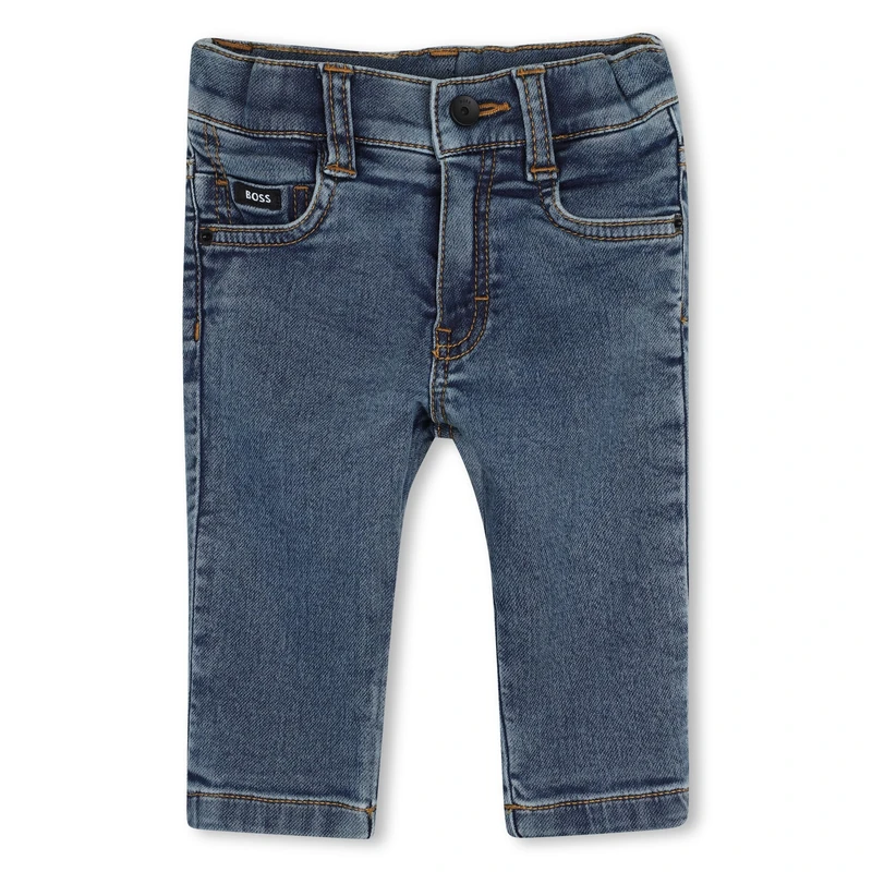 BOSS Denim Trousers Baby Boys, Blue, 3 Months