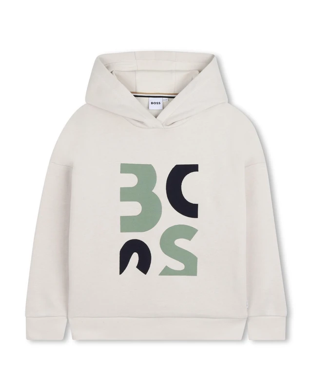 BOSS Hooded Sweatshirt Boy's, Beige, 8 Years