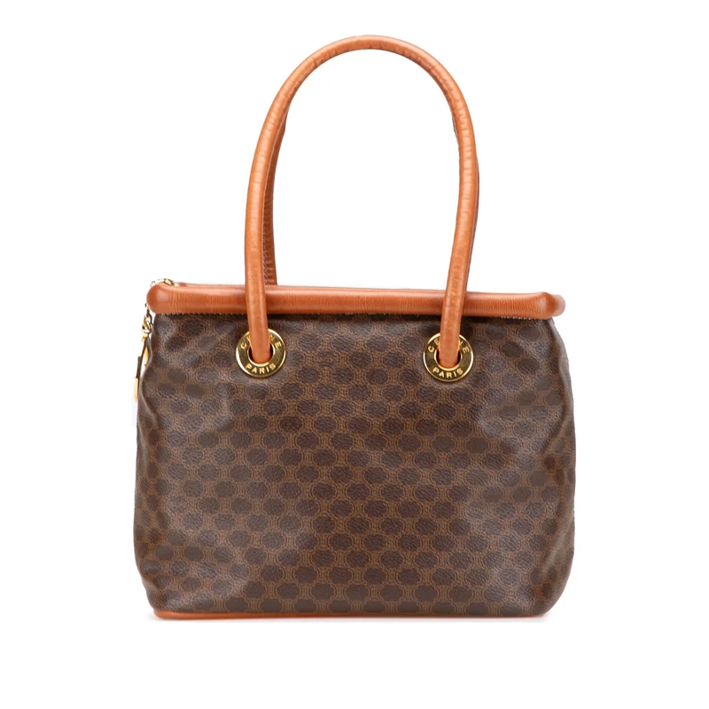 Celine Pre-Loved Macadam Coated Canvas Handbag