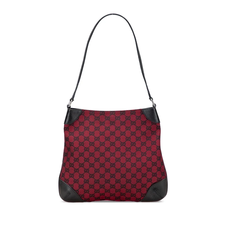 Gucci Pre-Loved GG Canvas Shoulder Bag
