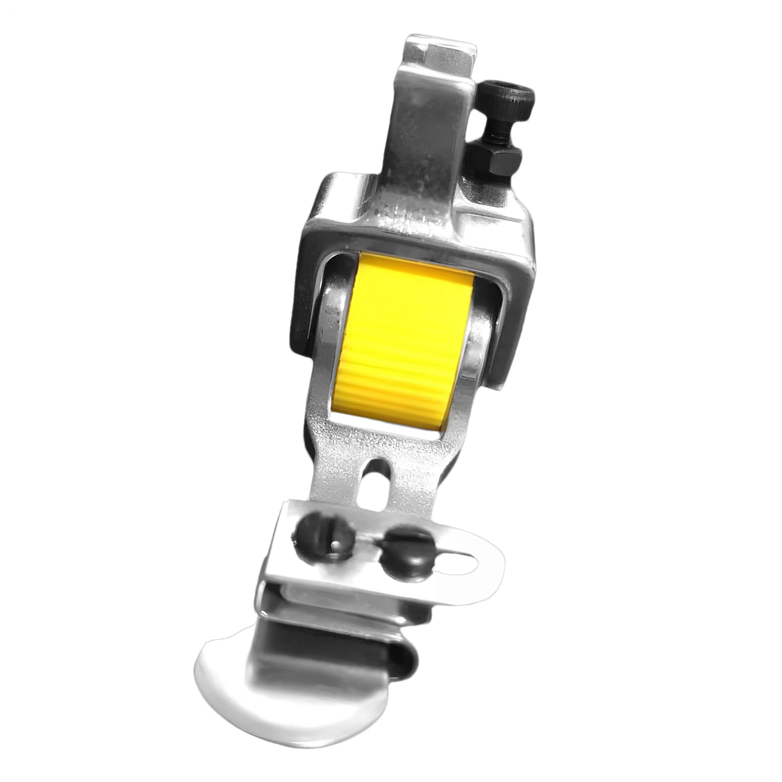 Leather Roller Pressure Foot - Adjustable Sewing Machine Pressure Foot - Piping Knit Blind Embroidery Roll Leather Work Gathered Home Use