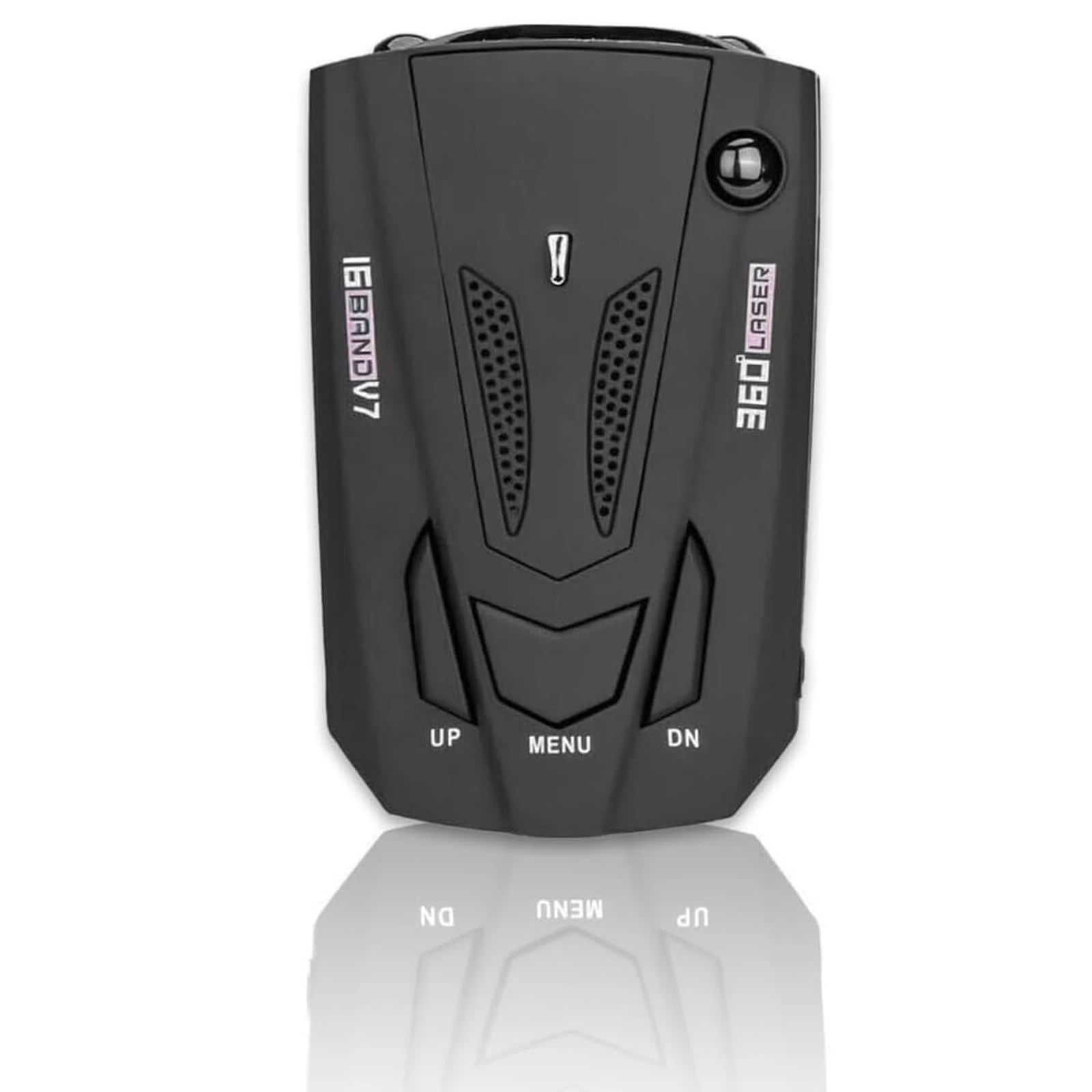 BLO2BIRO Speed Camera Detector, Long Range Radar Detector with Voice Reminder System, Voice Alerts and Speed Camera Alerts Vehicle Electronics, Car Speed Detectors with 360 Degree Protection(Black)