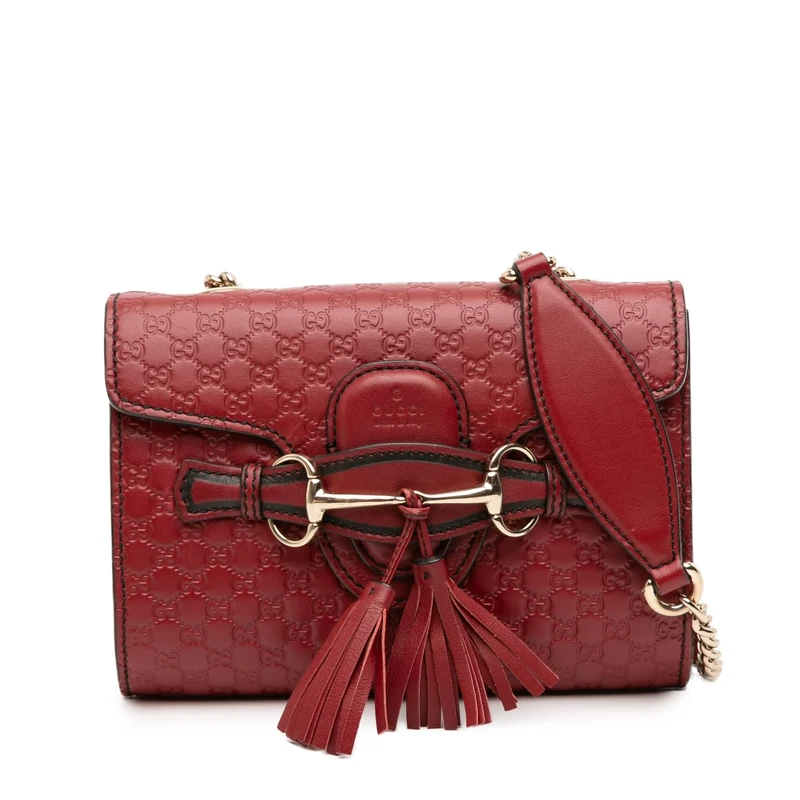 Pre-Loved Mini Microguccissima Emily Crossbody Bag