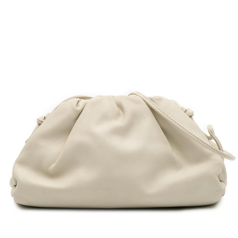 Bottega Veneta Pre-Loved Lambskin The Mini Pouch Crossbody Bag