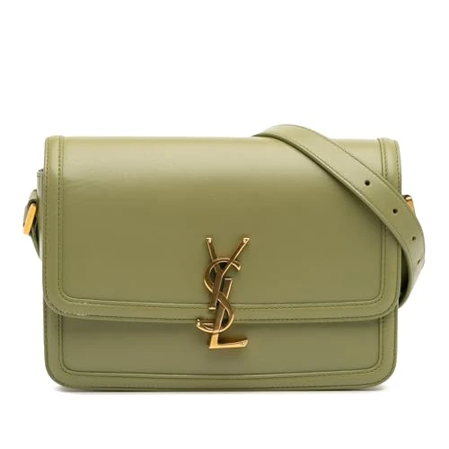 Yves Saint Laurent Pre-Loved Medium Leather Solferino Satchel In Box Crossbody Bag
