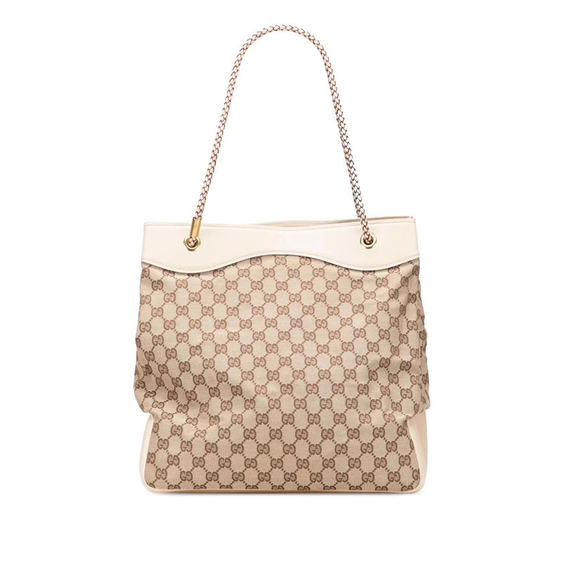 Gucci Pre-Loved GG Canvas Gifford Tote