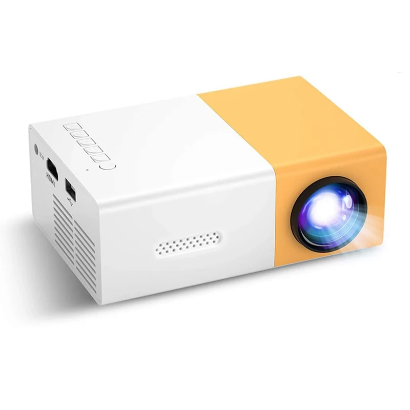 Mini Projector for Bedroom, 150 ANSI Lumens Portable 1080P Movie Projectors Home Cinema Movie Projector Compatible with Phone, Laptop, TV Stick