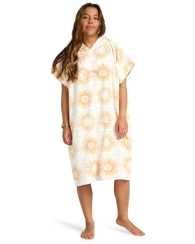 Billabong Women's Hooded Poncho Changing Towel - White