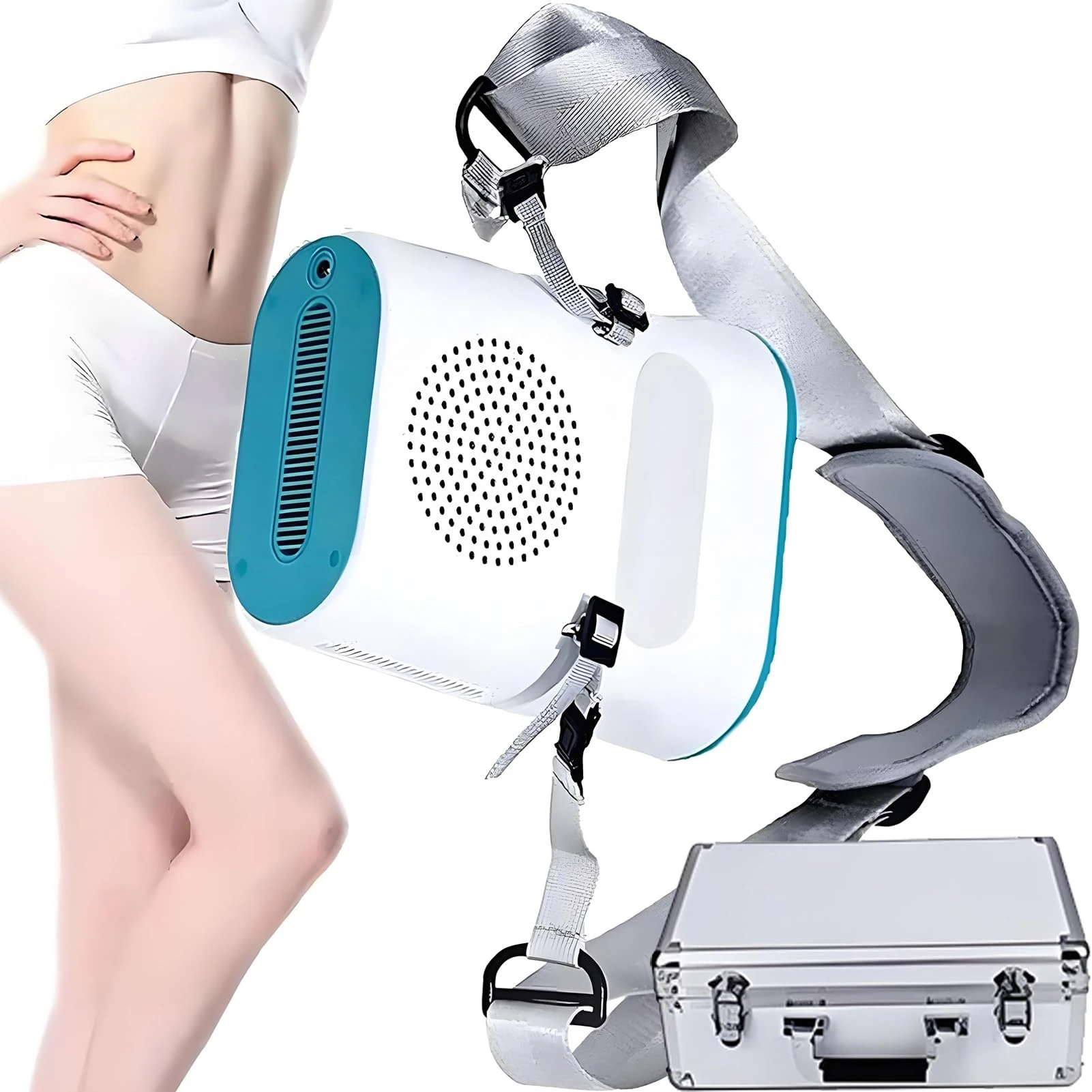 LMzythrop Cryolipolysis Body Slimming Lipolysis Machine,Reduces Fat Cells,Cools Targeted Areas,Cellulite Removal Massagermachine for Body Contouring and Skin Tightening