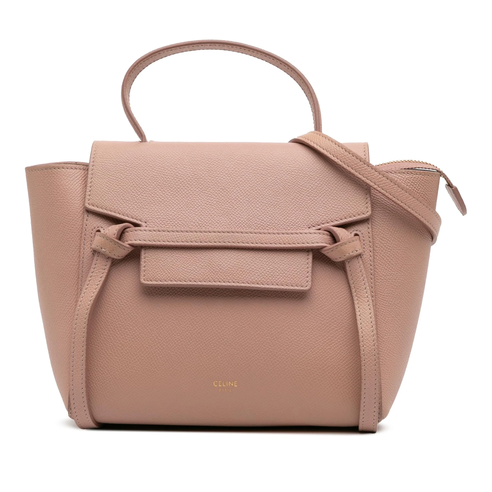 Pre-Loved Nano Grained Calfskin Belt Bag