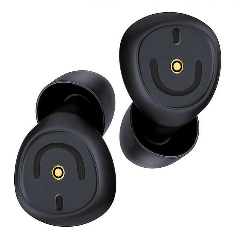 Ear Plugs for Sleep Noise Cancelling, Comfortable Ultra Soft Reusable Washable 45dB Noise Reducing Earplugs with Case & 8 Eartips, for Concert, Working, Studying, Traveling, Black