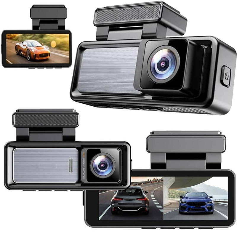 Dashcam Pro, Dashcam Pro 4k, Dash Cam Front and Rear Inside,WiFi & GPS Tracking,Parking Monitoring, Front and Rear Recording, Wide-Angle Coverage (1 set)