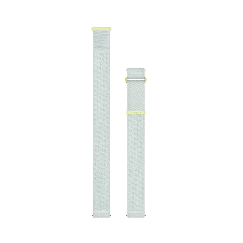 Garmin 20 mm Quick Release ComfortFit fabric bands, Original accessory, Compatible with a range of smartwatches, Citron/Cloud Blue