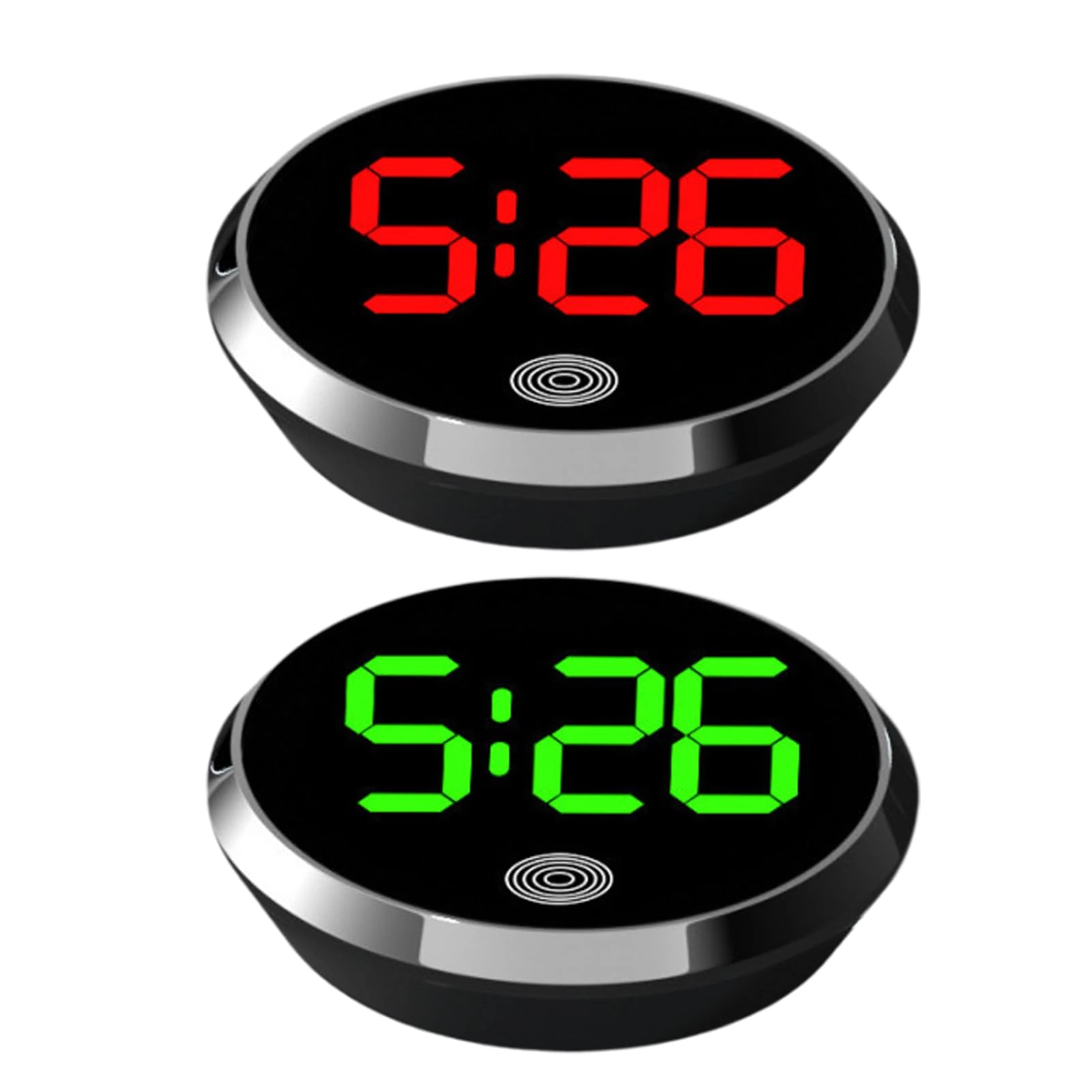 Car Mini Digital Clock for Dashboard, Waterproof Small Digital Clock -Sticky Car Accessories with Clear LCD Screen Case Function for Automotive Interior Dashboard