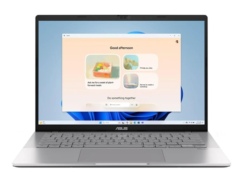 ASUS Vivobook S 14 M3407HA-LY014W AMD Ryzen™ 7 260 Laptop 35.6 cm (14") WUXGA 16 GB DDR5-SDRAM 1 TB SSD Wi-Fi 6 (802.11ax) Windows 11 Home Silver