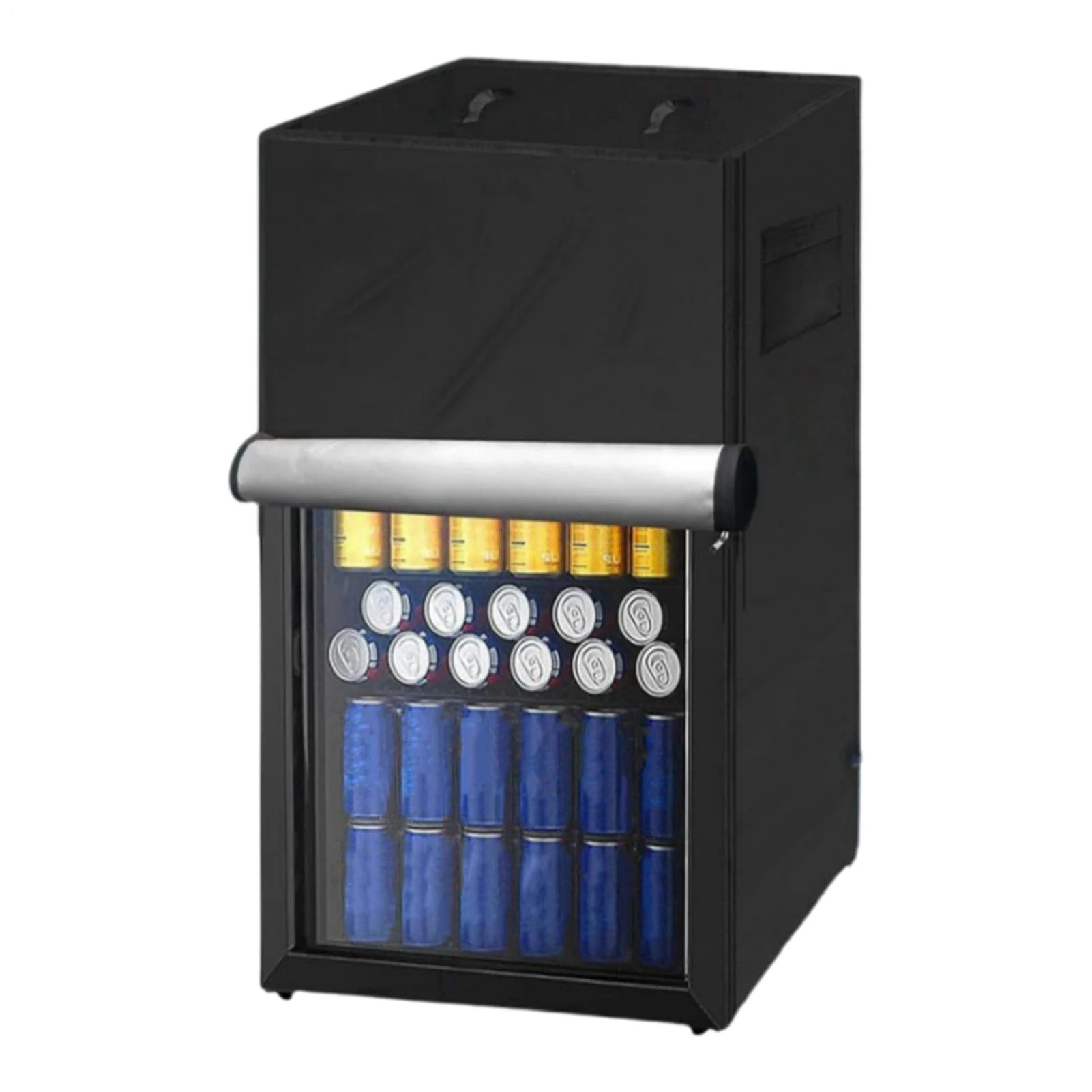 Outdoor Refrigerator Cover Dust-proof, Refrigerator Dust Cover, Zippered Oxford Fabric Fridge Freezer Protector, Durable Fridge Accessories & Protective Supplies For Home Kitchen, Shops, Stores