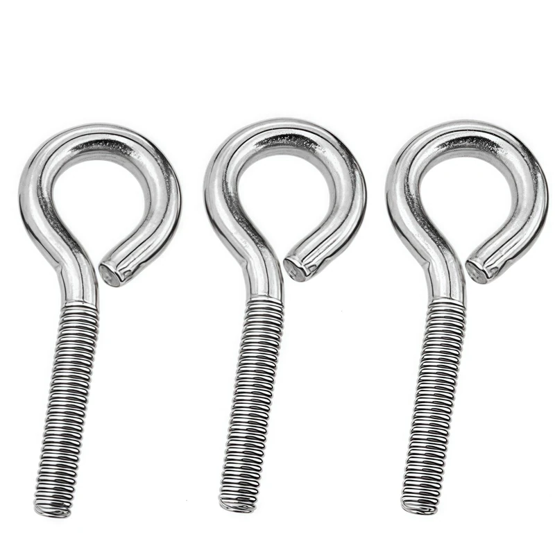 christmas tree stand screws,3 Pcs Eye Hooks Screw,Metal Expansion Bolts for Christmas Trees Garden Outdoor Climbing