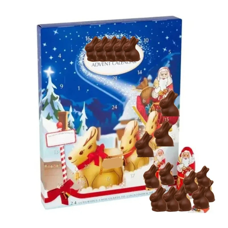 Christmas Advent Calendar 2025- Lindts Advent Calendar 160g- Christmas Treats forAdults and Kids - 24 Days of Chocolate Cheer: Christmas Advent Calendar”