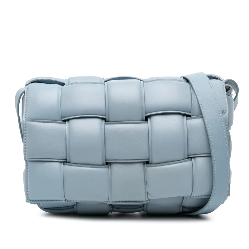 Bottega Veneta Pre-Loved Nappa Intrecciato Padded Cassette Crossbody
