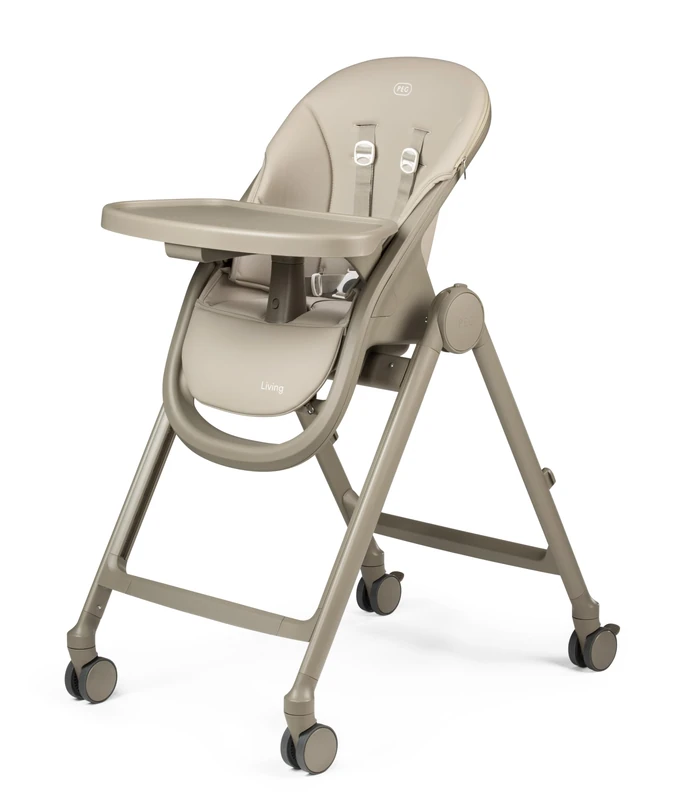Peg Perego Living Space Sand The Contemporary Design Multi-Function High Chair - Ultimate Comfort from Birth