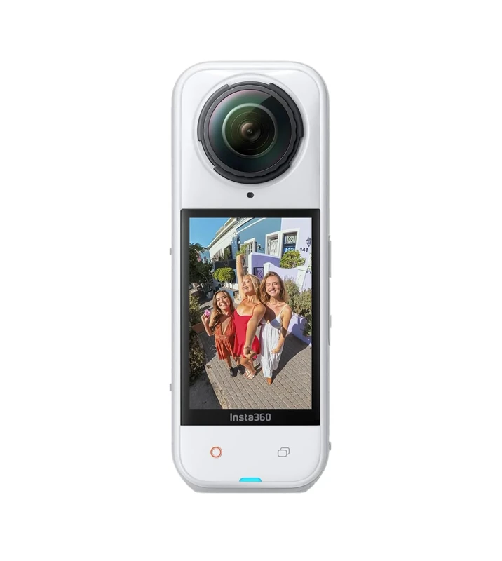 Insta360 X5 - Waterproof 8K 360° Action Camera with Replaceable Lens & Triple AI Chip Design (Satin White)