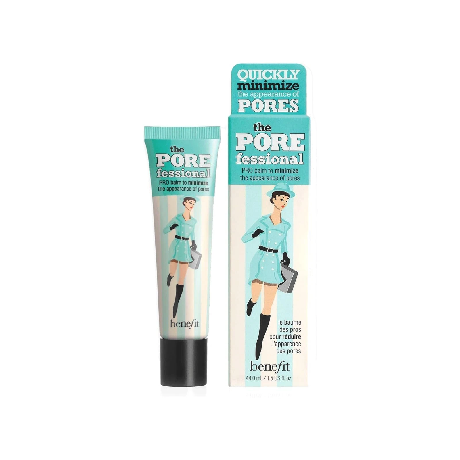 B-e-n-e-f-i-t The POREfessional Face Primer, Genuine, Boxed, Lightweight, Pore-Minimising, Oil-Free Makeup Primer for Smooth Skin, 44ml