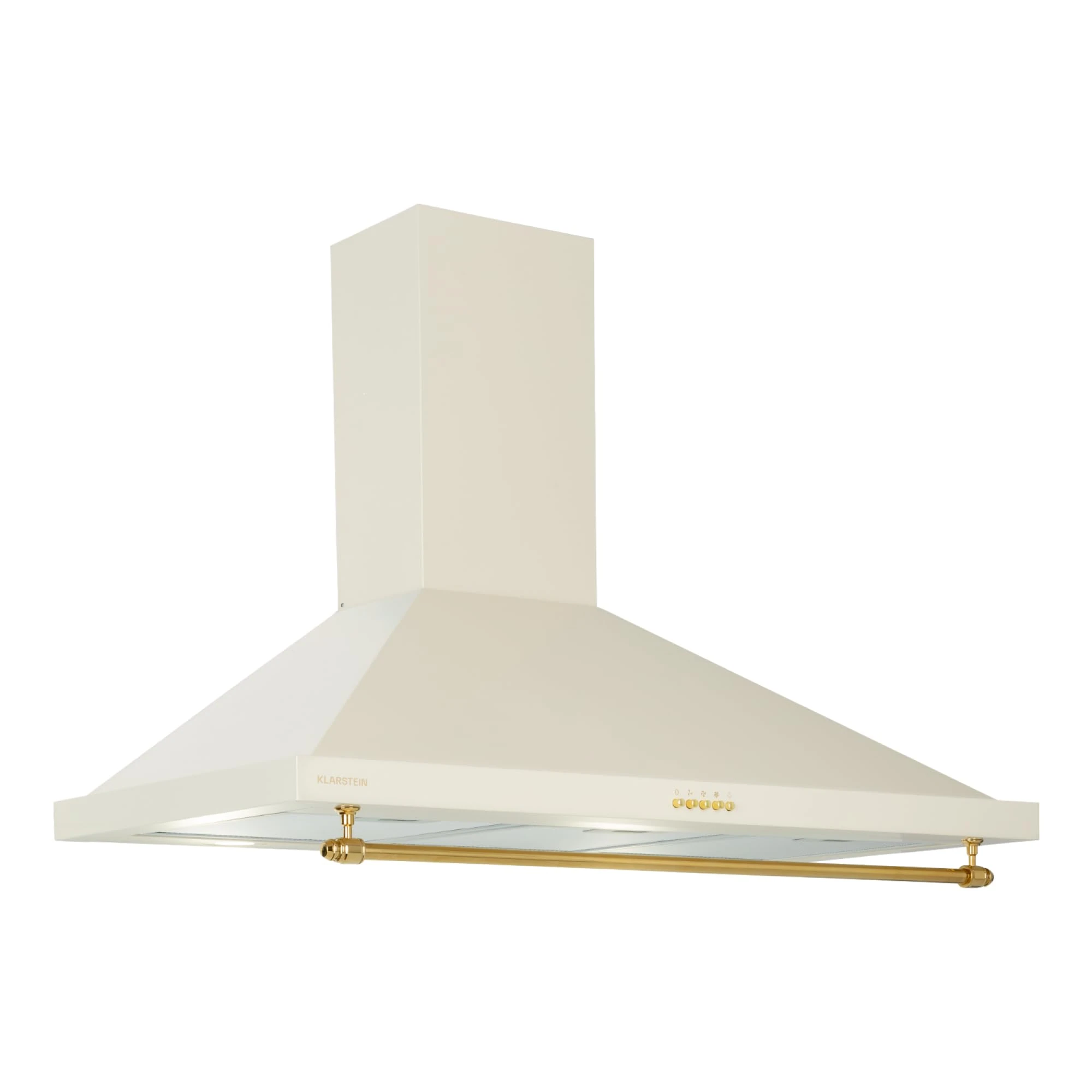 Klarstein Kitchen Cooker Hood, Chimney Cooker Hoods 90cm, Wall Mount Extractor Fan for Kitchens w/LED Lights, Cooker Hood Grease Filters, 591.5m³/h Airflow Cooker Hoods, Steel Extractor Fan Hood