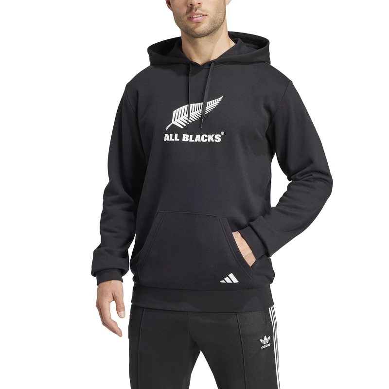 adidas Men's All Blacks Logo Sweatshirt, black, XL