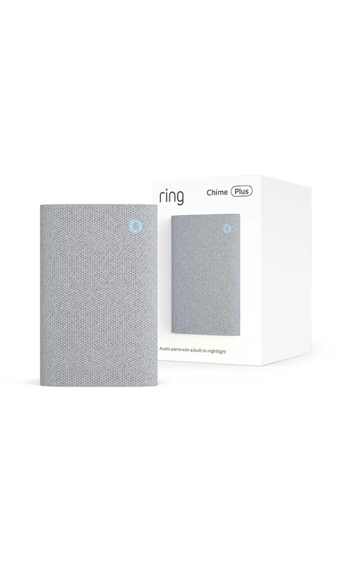 Ring Chime Plus (newest model) | Crisp, clear audio alerts for all Ring devices | Built-in night-light | Customisable tones | Easy DIY Plug-In Setup - Image 1