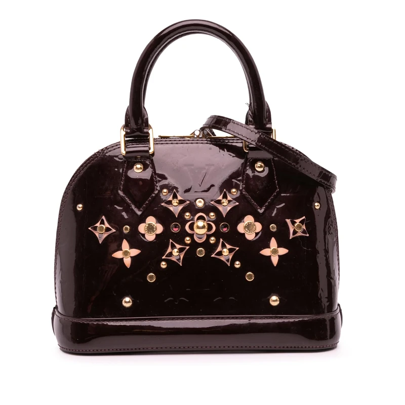 Louis Vuitton Pre-Loved Monogram Vernis Flower Alma BB