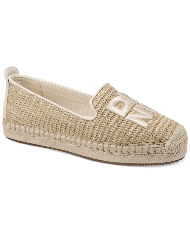 DKNY, Maciella women's shoes, flat espadrille, 5 mm, natural, 40