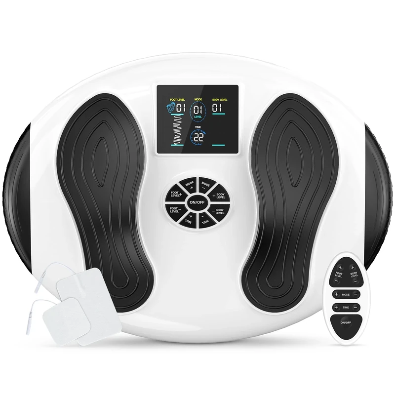 Foot Massager, TENS Machine for Pain Relief - 25 Modes&99 Intensities, EMS Foot Massagers for Pain and Circulation, Electric Foot Massagers,EMS & TENS Foot Circulation Stimulator with 8 Electrode Pads