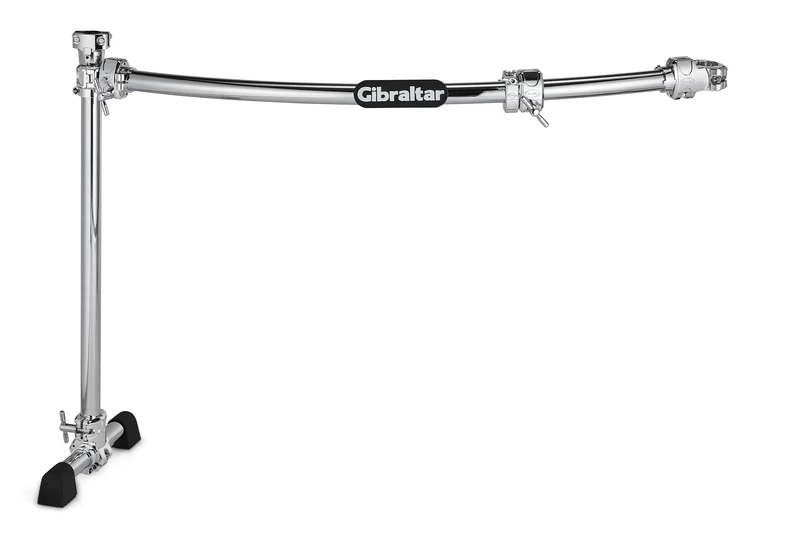 Gibraltar Rack System - Chrome Series II Drum Rack Extension GDR050C-CHR - 1x 40“ curved rack rod - 1x 30” rack leg with cymbal arm adapter - 12" rack foot - multi-clamp