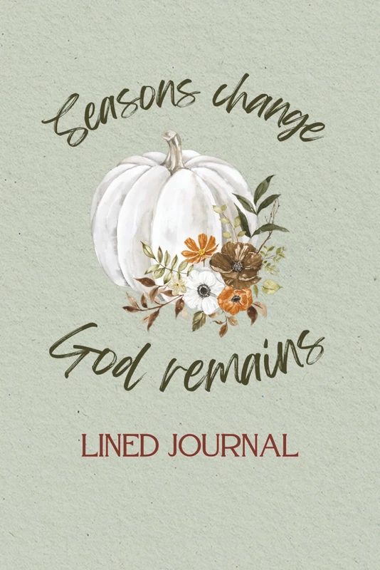 Seasons Change Youth Notebook: Lined Journal for Christian Girls with Daily Scripture